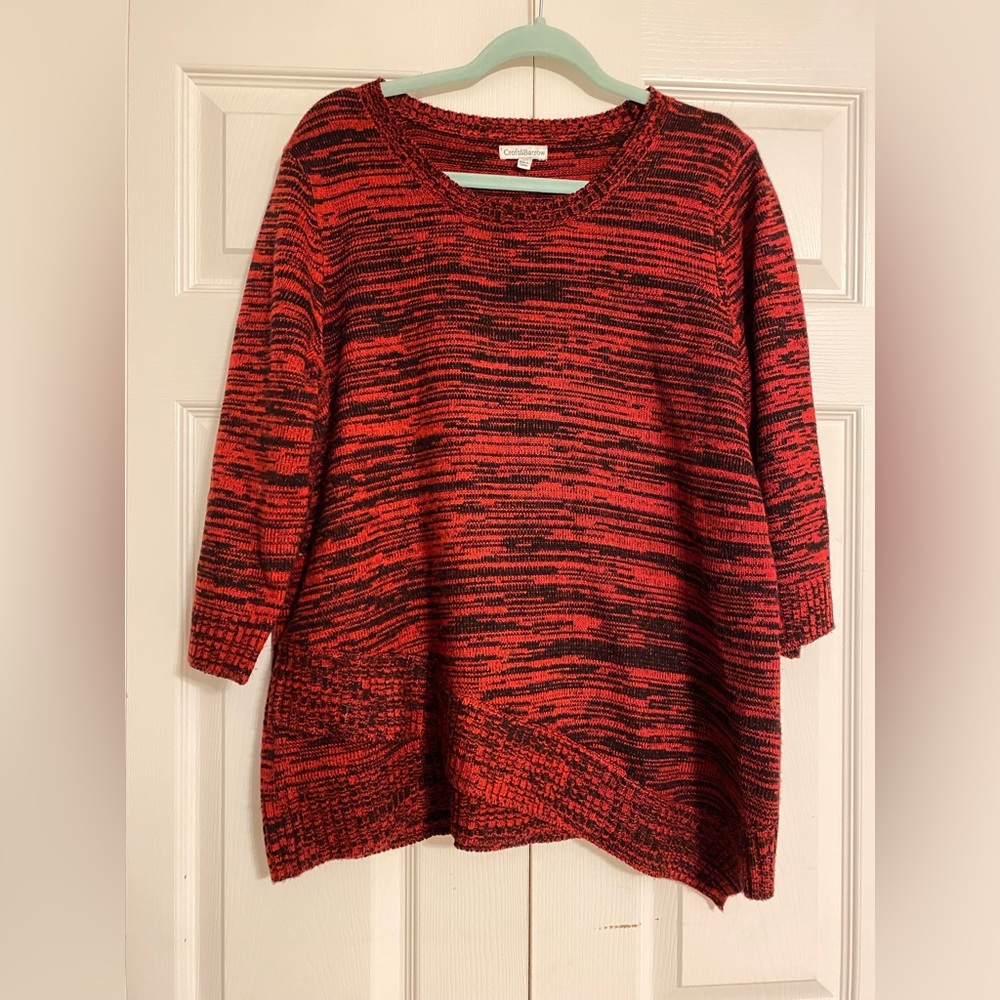 Red and Black Sweater